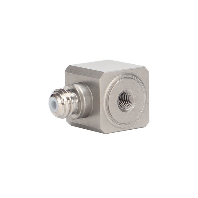 Miniature IEPE Piezoelectric Acceleration Sensor, Sensitivity 100mV/g, Titanium Alloy Housing, 18-30VDC