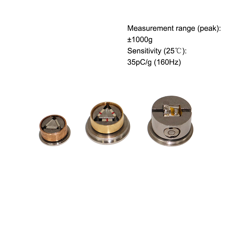 35pC/g (160Hz) PE Accelerometer Core Stainless Steel Piezoelectric Accelerometer Sensor Core
