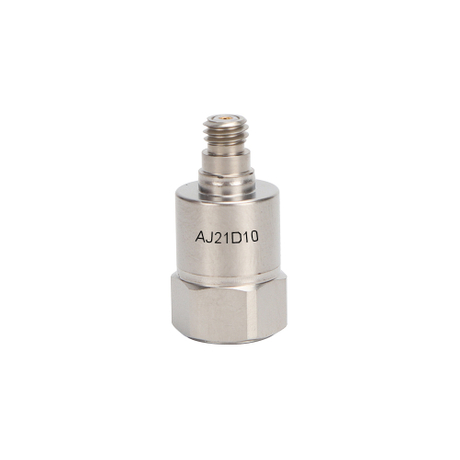 Single Axis Industrial IEPE Vibration Accelerometer 500 g Measurement ...