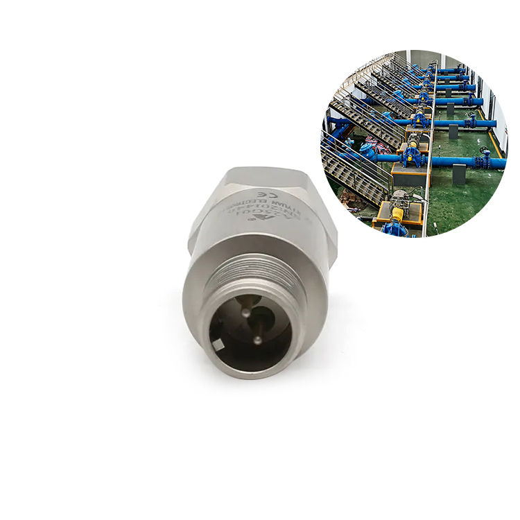 IEPE Vibration Sensor High Sensitivity Piezoelectric Accelerometer with Built-in IEPE Preamplifier
