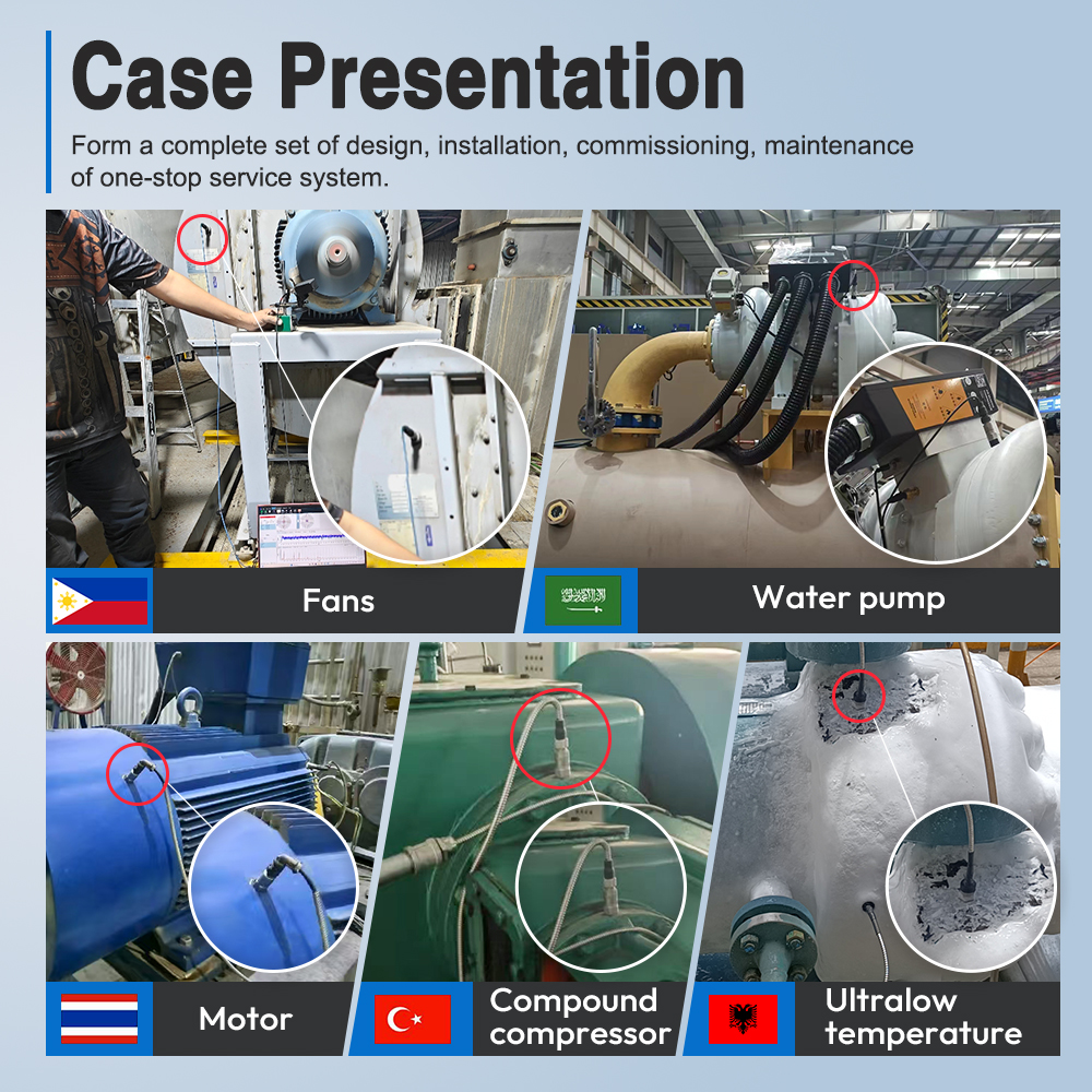 Reasonable price high accuracy High Sensitivity accelerometer vibration sensor (iepe)