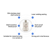 304 Stainless Steel Universal Single Axial IEPE 5mV/g Measure Range 1000g Accelerometer A21D05