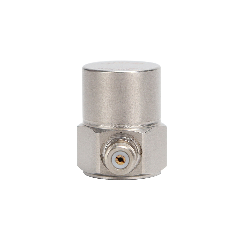 High-Temp Piezoelectric Accelerometer Sensor 260°C, 20 PC/g, ±500 g Range, Titanium Alloy Housing