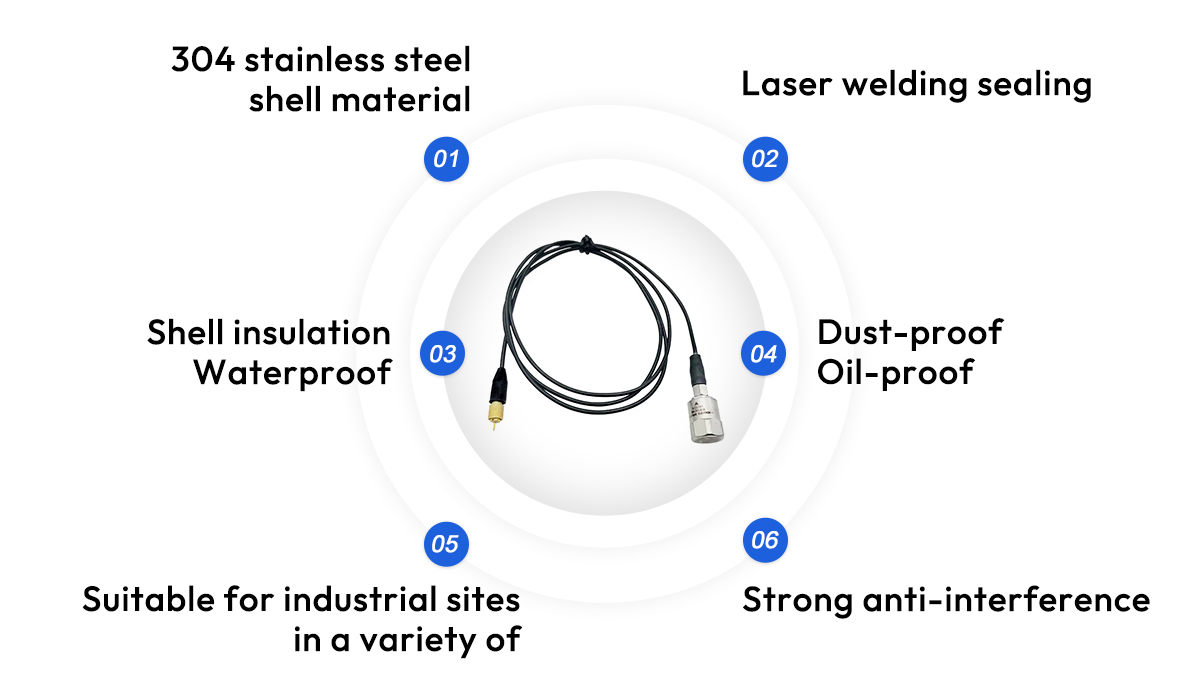 IEPE Piezoelectric accelerometer