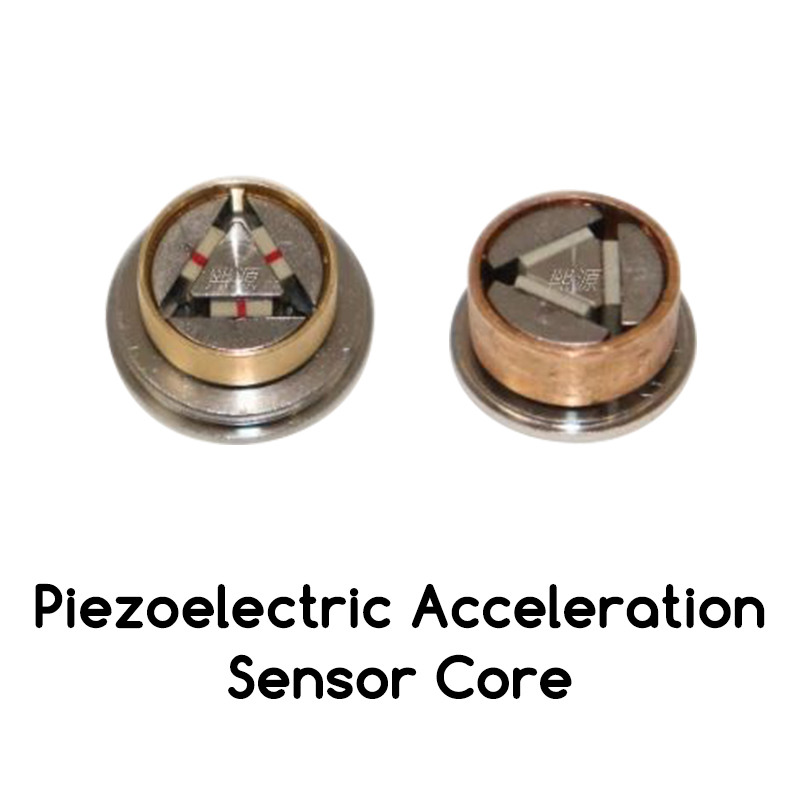 Piezoelectric acceleration sensor core