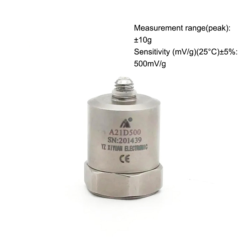 Good Price Piezoelectric Accelerometer Vibration Sensor 10g 500mV/g IEPE A21D500