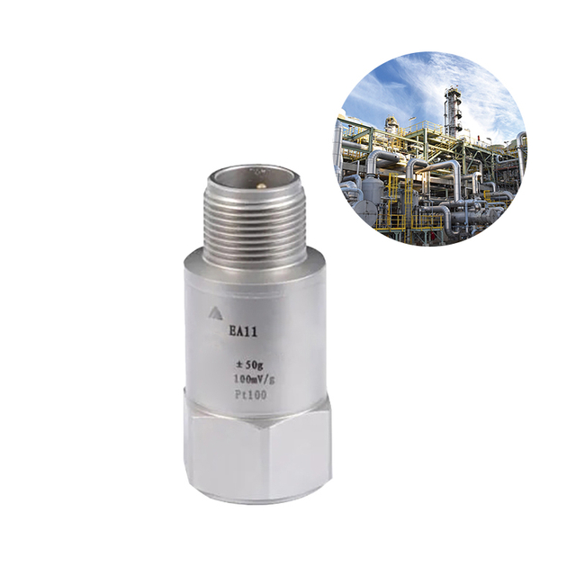 High Stability IP65 100mv/G 500mv/G Intrinsically Safe Piezoelectric Accelerometer Acceleration Composite Sensor
