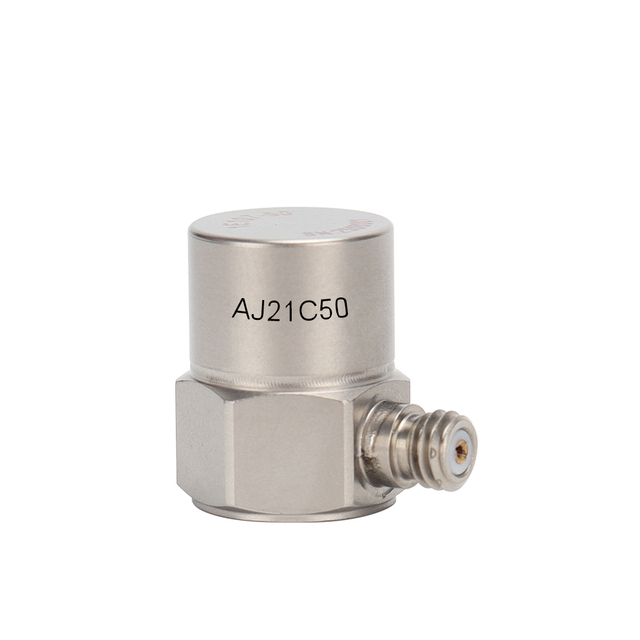Robust Titanium Alloy Accelerometer, Single-Axis IEPE Vibration Acceleration Sensor, 50mV/g Sensitivity