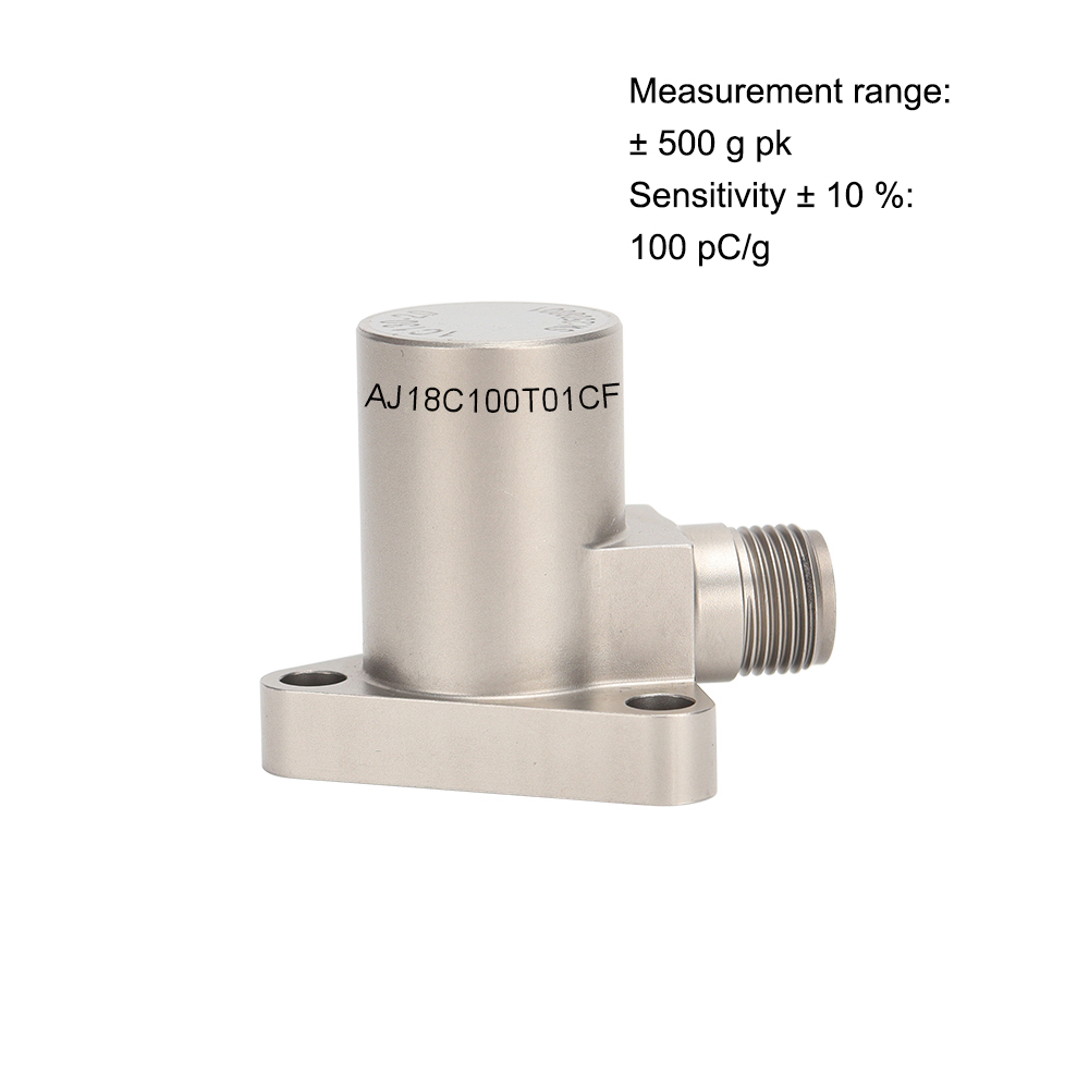 Robust Titanium Alloy Accelerometer for 260C Environments 1000 G 100 PC/g 2800 PF Shear Structural Style 4kHz Frequency 3-M4