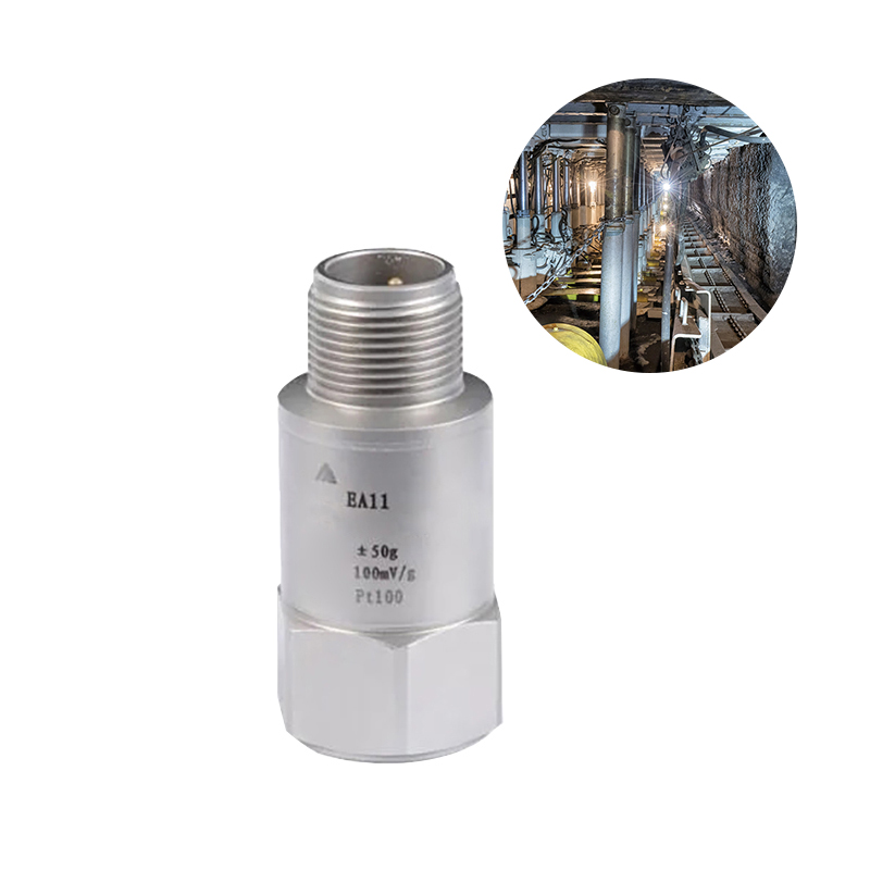 High Stability IP65 100mv/G 500mv/G Intrinsically Safe Piezoelectric Accelerometer Acceleration Composite Sensor