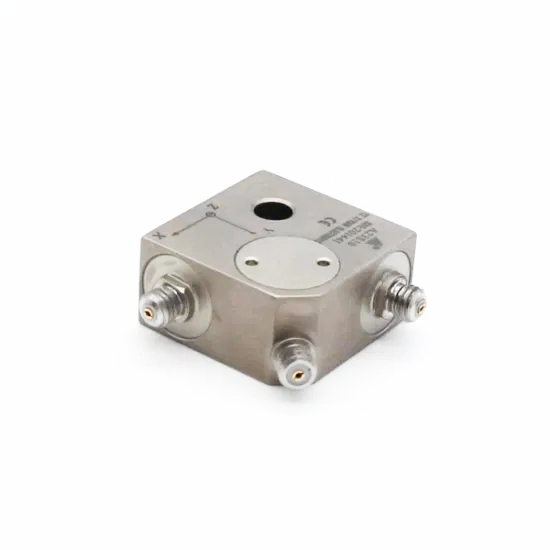 IEPE 10 mV/g Titanium Alloy Triaxial Piezoelectric Accelerometer 3 Axis