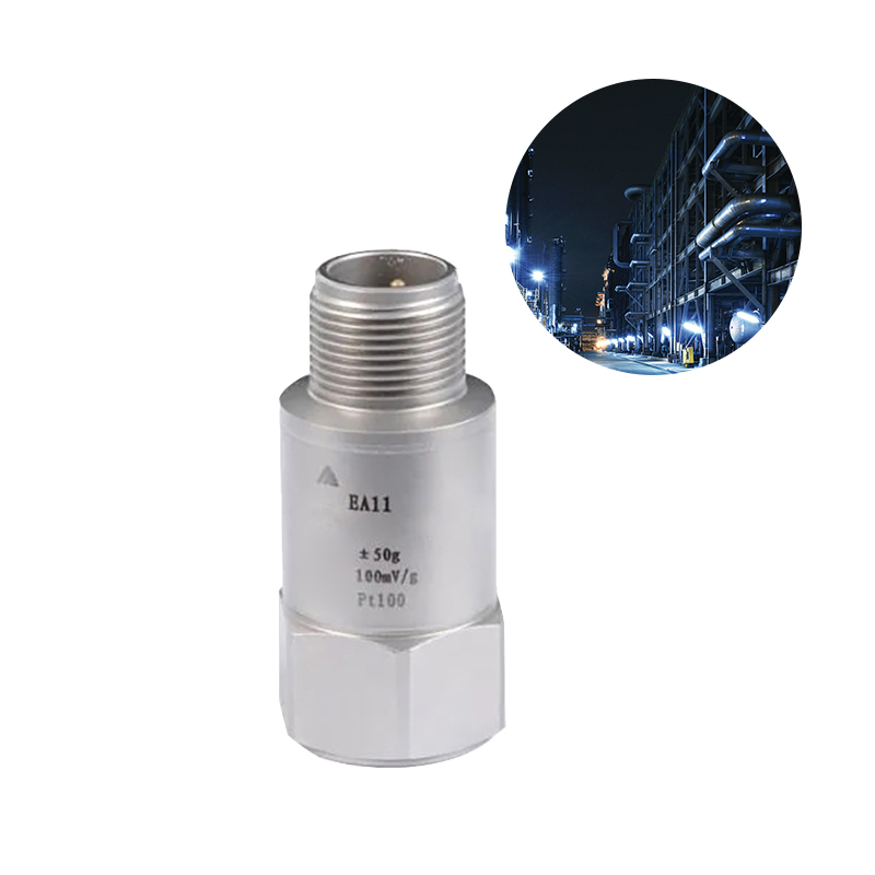 High Stability IP65 100mv/G 500mv/G Intrinsically Safe Piezoelectric Accelerometer Acceleration Composite Sensor