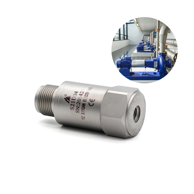 304 Stainless Steel Vibration Sensor Housing Vibration Sensor For Monitoring System Vibration