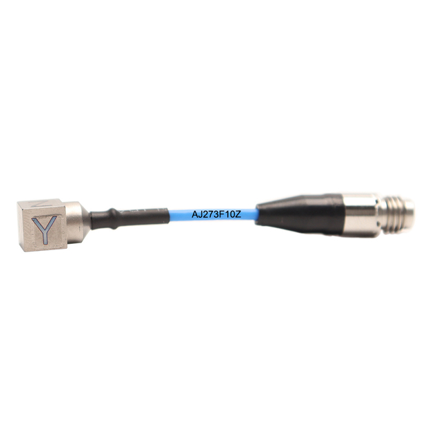 Integrated Cable Triaxial Sensor AJ273F, 10 MV/g Sensitivity, Ideal for Robotic Jump Applications