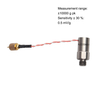 IEPE Shock Accelerator with Mechanical Filter, 10,000g Range, 0.5mV/g Sensitivity