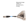 3 Axis IEPE Vibration Accelerometer, 0.1 MV/g Sensitivity, 50000 g Measurement
