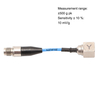 High-Range 500 g Miniature Triaxial Piezoelectric Accelerometer AJ274F, Integrated Output for Robot Jumping Test