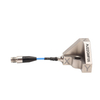 3 Axis IEPE Vibration Accelerometer, 0.1 MV/g Sensitivity, 50000 g Measurement