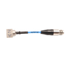 Miniature Piezoelectric Triaxial Acceleration Sensor, 10 MV/g Sensitivity, 500 g Range, Cable Output, for Robot Jump