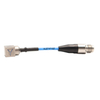 AJ271F Miniature Triaxial Piezoelectric Acceleration Sensor with Integrated Cable, 10.2 Cubic, 5 MV/g, for Robot Jump Test